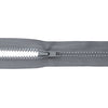 Reißverschluss grau 65cm