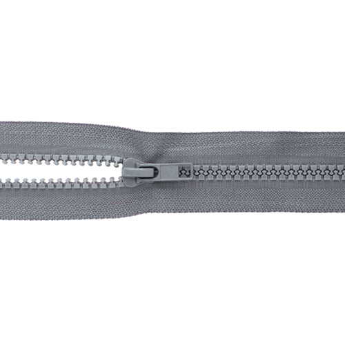 Reißverschluss grau 75cm