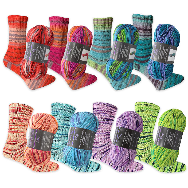 800 g Sparpaket "Sensitive Socks Color"