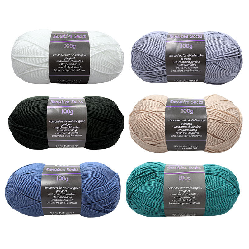 600 g Sparpaket "Sensitive Socks Uni"