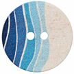 Wellenknopf blau 20mm