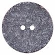 Zweilochknopf grau 23mm