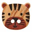 Holzknopf Tiger 15mm