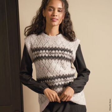 Damenpullunder "Fine Tweed Haze" 109235.8