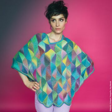 Damenponcho "Zauberball Crazy" 109299.17