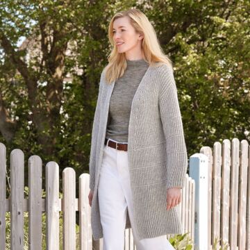 Damenlongjacke "Cool Wool Big" 109363.29