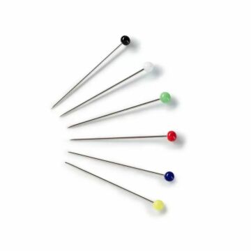 Glaskopfstecknadel (48 x 0,8 mm)