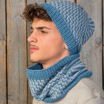Herrenmütze und Loop "Cotton & Wool" 109232.5