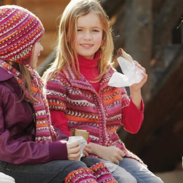 Kinderweste "Bravo Jacquard Color" 751089