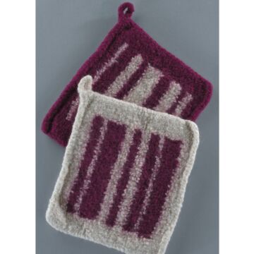 Gefilztes Paar Topflappen "Filzi" 751168