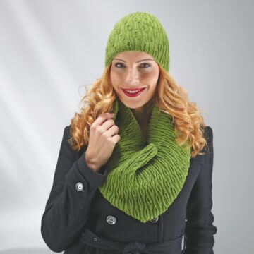 Damenmütze & Loop "Merino extrafein" 754114