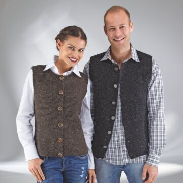 Damentrachtenweste "Tweed" 754202
