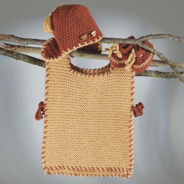 Kleinkinderponcho, Mütze & Schühchen "Ideal" 756008