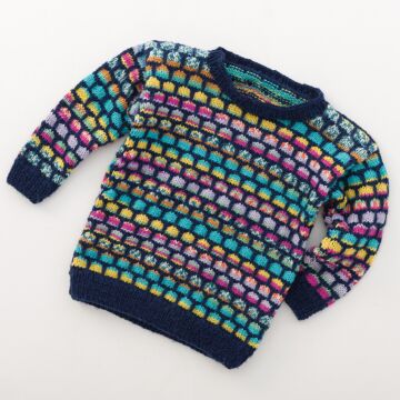 Kinderpullover "Feinstrumpf Color" 757177