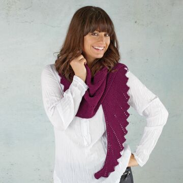 Drachenschwanztuch "Merino Extrafein" 760038