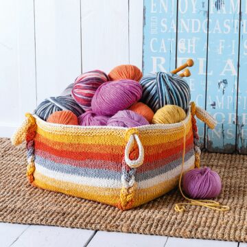 Gestrickter Korb "Rope Plait" 760198