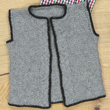 Kindertrachtenweste "Tweed" 762036