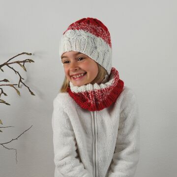 Kindermütze mit Loop "Feinstrumpf" 763029