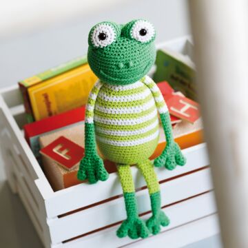 Gehäkelter Frosch "Cotton Fun" 764094