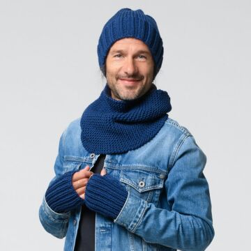 Mütze, Loop und Handstulpen "Riga" 765024