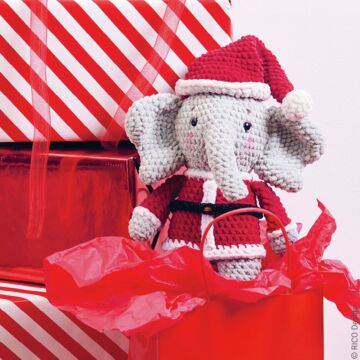 Gehäkelter Elefant "Chenillove & Chenillove Sparkle" 109362.7