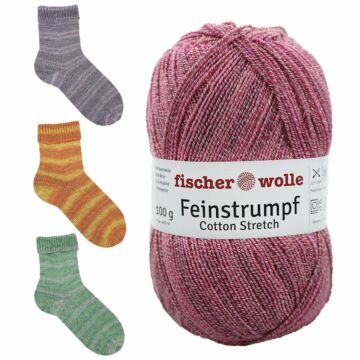 Feinstrumpf "Cotton Stretch Color"