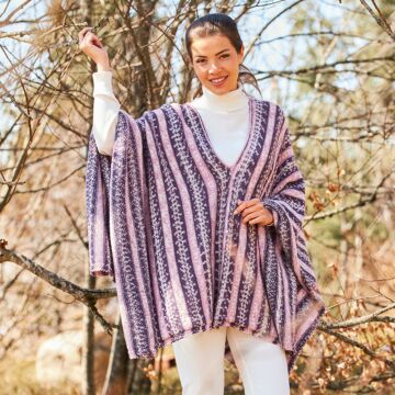 Damenponcho "Fjord" LK4273