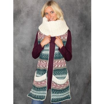 Scoodie / Kapuzenschal "Fjord" LK4523