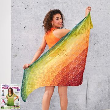 Dreiecktuch "Bobbel Cotton XXL" LK4538