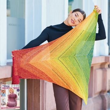 Dreiecktuch "Bobbel Cotton XXL" LK4629