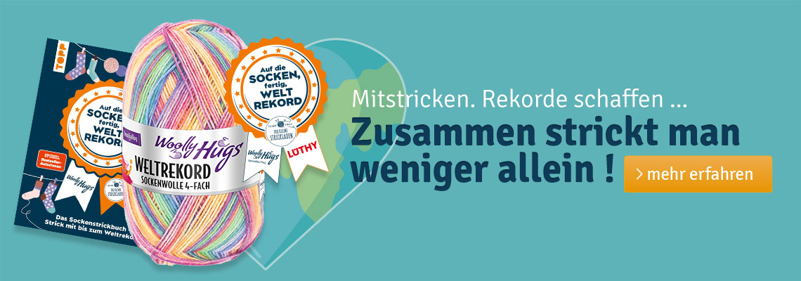 Woolly Hugs - Mitstricken Rekorde schaffen