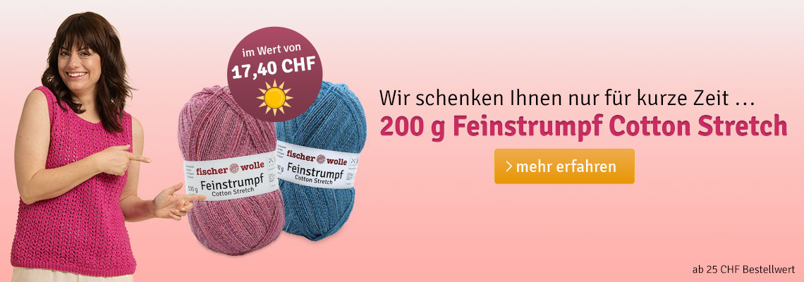 Aktion: 200g Feinstrumpf Cotton Stretch gratis (Schweiz)