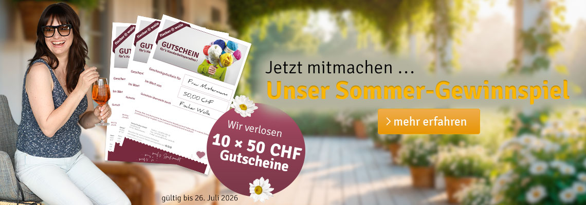 Gewinnspiel: 10 x 50 CHF Gutschein