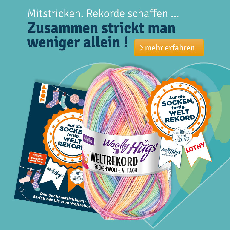 Woolly Hugs - Mitstricken Rekorde schaffen (Mobile)