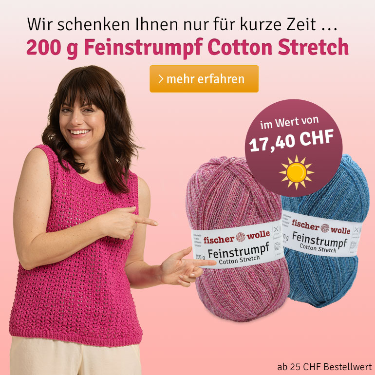 Aktion: 200g Feinstrumpf Cotton Stretch gratis (Schweiz) (mobile)